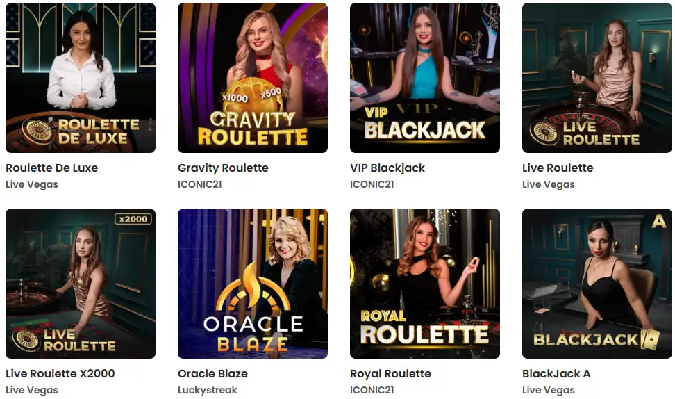 cuppawins casino top live games